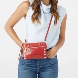 Hammitt Nash Small Red Leather Cluth